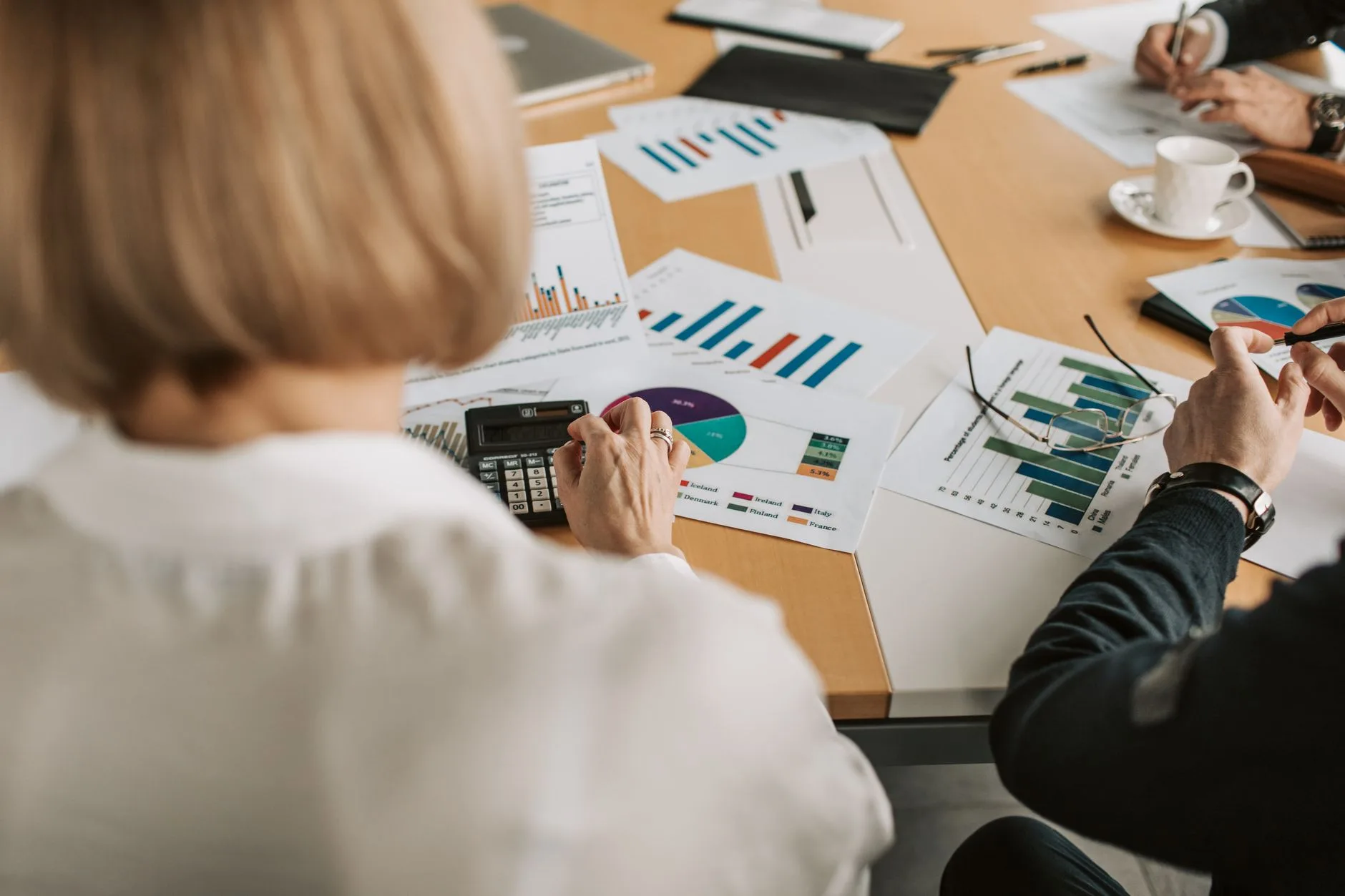 Finance strategy meeting for reputation planning